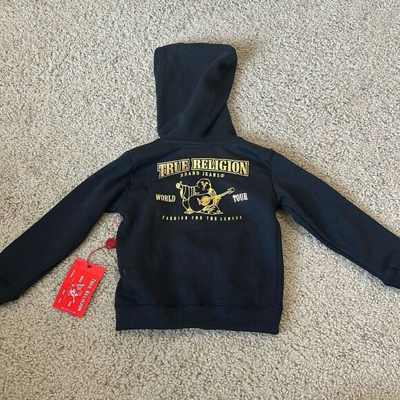 NWT True Religion Zip Up Hoodie-Toddler - Picture 2 of 7